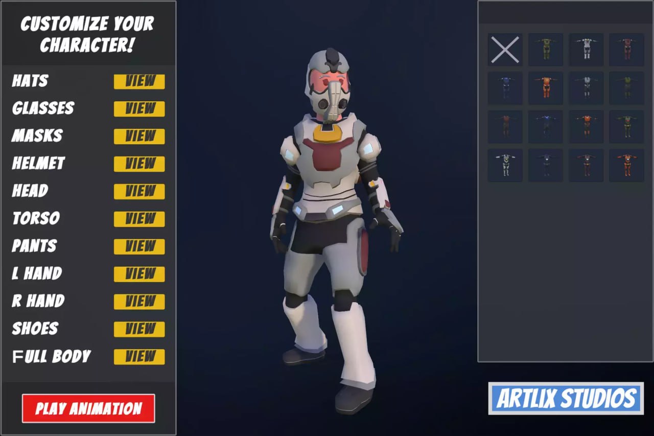 Customizable 3D Sci-Fi Characters Vol 1📱 - изображение 4